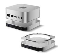 BENFEI Dock per Mac mini M4, supporto per Mac mini M4 con alloggiamento SSD NVMe, hub DisplayPort 4K, 10 Gbps 1 x USB C e 1 x USB A 3.2, 5 Gbps 3 x USB A 3.0, SD/TF 170 MB/s