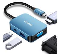 BENFEI HUB USB C 4in1, Multiporta Adattatore USB C con 4K HDMI / 1080P VGA / 5 G