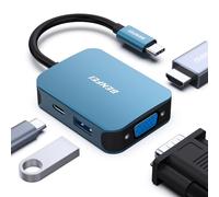 BENFEI HUB USB C 4in1, Multiporta Adattatore USB C con 4K HDMI / 1080P VGA / 5 Gbps USB 3.0 Porta dati/Tipo C 60W Power Delivery, per iPhone 15 Pro/Max MacBook Pro/Air 2023 iPad Pro iMac S23 XPS17
