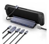 BENFEI Hub USB-C per iPad e tablet, dock pieghevole e rotante 9-in-1 con HDMI 4K@60Hz, Ethernet, 1 USB-C e 3 USB 3.0, ricarica PD 100W, lettore SD/TF, compatibile con iPad Pro, iPad Air e Mini