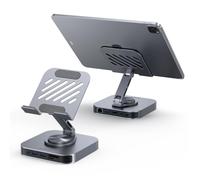 BENFEI Hub USB-C per tablet, docking station 9-in-1 pieghevole e rotante per iPad con HDMI 4K@60Hz, Ethernet, 1 USB-C + 3 USB 3.0, ricarica PD 100W, lettore SD/TF, compatibile con iPad Pro, Air e Mini