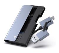 BENFEI M.2 NVME SSD Adattatore Enclosure, 10 Gbps USB tipo C/tipo A a NVME PCI-E Enclosure per 2230/2242/2260/2280 M.2 NVME SSD di M-Key & M+B Key, Supporta UASP