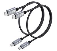 BENFEI Nuovo silicone Cavo USB C Ricarica Rapida (30CM 2Confezioni 10Gbps 60W), Cavo Tipo C Caricabatterie Cellulare für iPhone 15 Plus/Pro Max MacBook Pro iPad Pro Air 4 Samsung Galaxy S23+ S22 Ultra