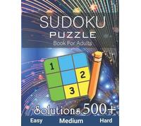 Benford Luter P 500+ Sudoku Puzzle Book for Adults Easy Medium Hard (Tascabile)