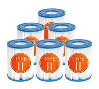 Benfosh 6 Pezzi Filtro Compatibili con per Bestway II, vasche idromassaggio sostitutive Filtro Compatibile con la Pompa del Filtro Lay Z Spa