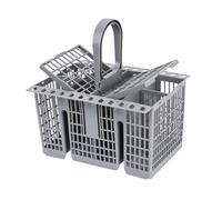 Benfosh Cestello posate universale per cestello inferiore 20,8 x 16 cm per Bauknecht Ikea 488000386607 per lavastoviglie WFC WIC WBC resistente al calore (grigio)