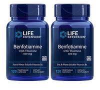 Life Extension Benfotiamine with Thiamine (120 Capsule veg)