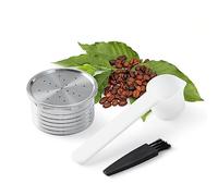 BENFUCHEN Capsula di caffè riutilizzabile per filtro espresso compatibile con Essse Caffe-S.12 Sistema Maker