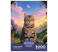 Bengal 1000 Pieces Jigsaw Puzzle Creative Pet Cats for Adults from 14 Years Gift Jigsaw Games 70x50cm/1000pcs