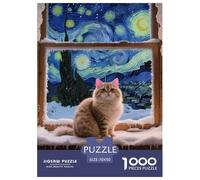 Bengal 1000 Pieces Jigsaw Puzzle Creative Pet Cats Jigsaw Puzzle for Adults for Adults from 14 Years Gift Jigsaw Games 70x50cm/1000pcs