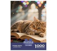 Bengal 1000 Pieces Jigsaw Puzzle Fun Pet Cats for Adults from 14 Years Gift Jigsaw Games 38x26cm/1000pcs