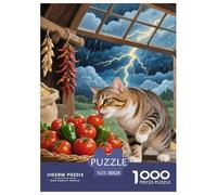 Bengal 1000 Pieces Jigsaw Puzzle Fun Pet Cats Jigsaw Puzzle for Adults for Adults from 14 Years Colorful Toy Gift for Family Jigsaw Games 38x26cm/1000pcs