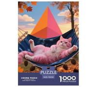 Bengal 1000 Pieces Jigsaw Puzzle Fun Pet Cats Jigsaw Puzzle for Adults for Adults from 14 Years Colorful Toy Gift for Family Jigsaw Games 70x50cm/1000pcs