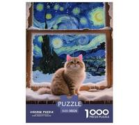 Bengal 1000 Pieces Puzzle Creative Pet Cats Jigsaw for Adults from 14 Years Colorful Toy Gift for Family Jigsaw Games 38x26cm/1000pcs