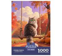 Bengal 1000 Pieces Puzzle Creative Pet Cats Puzzle for Adults for Adults from 14 Years Educational Gift for Children Jigsaw Games 38x26cm/1000pcs