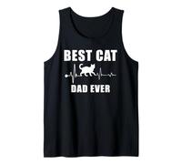 Bengal Cat Heartbeat Best Cat Dad Ever Kitten Lover Canotta