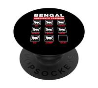 Bengal Cat Obedience Training Funny Kitten Lover PopSockets PopGrip Adesivo