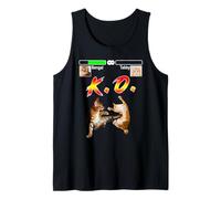 Bengal Cat Vs Tabby Cat Fighter Funny Kitten Lovers Canotta