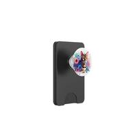 Bengala Gatto Floreale Folk Fiori Acquerello Splash PopSockets PopWallet per MagSafe