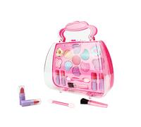 BENGKUI Trucco Giocattolo, Sicuro Non Tossico Bambini Ragazza Principessa Set Trucco Ombretto Rossetto Pennello Kit Fai Finta di Giocare Giocattolo Educativo