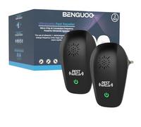 BENGUOO Ultrasuoni per Topi, 2 Pezzi Dissuasori per Topi Potente Repellente Zanzare Anti Insetti, Ultrasonic Pest Repeller Antizanzare da Interno Dissuasore per Mosche Scarafaggi per Casa Ufficio Nero
