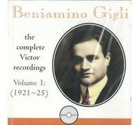Beniamino Gigli - Cpte.Victor Recs.1921