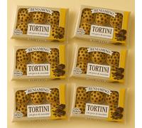 Beniamino Tortino Merendine Assortite 200g-250g Merenda Gusti Limone, Crema Latte, Yogurt, Gocce di Cioccolato, Albicocca, Crema Nocciola Confezione da 3 o 6 Pezzi (6, Con Goccie Di Cioccolato 200gr)