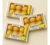 Beniamino Tortino Merendine Assortite 200g-250g Merenda Gusti Limone, Crema Latte, Yogurt, Gocce di Cioccolato, Albicocca, Crema Nocciola Confezione da 3 o 6 Pezzi (3, Aroma Limone 216gr)