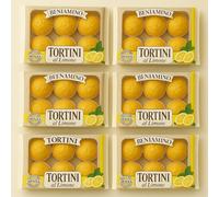 Beniamino Tortino Merendine Assortite 200g-250g Merenda Gusti Limone, Crema Latte, Yogurt, Gocce di Cioccolato, Albicocca, Crema Nocciola Confezione da 3 o 6 Pezzi (6, Aroma Limone 216gr)