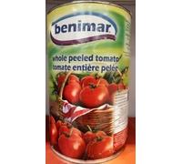Benimar Pomodori Interi Pelati, Formato Professionale 5 kg, Ideale per Ristoranti e Pizzerie