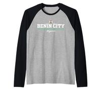 Benin City Nigeria Maglia con Maniche Raglan