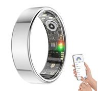 BENIO Anello intelligente Gen 2 per donne e uomini, frequenza cardiaca, fitness tracker con sonno, monitoraggio passi, sonno, ossigeno nel sangue, frequenza cardiaca, impermeabile fino a 5 atm, per