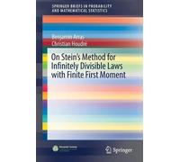 Benjamin Arras On Stein's Method for Infinitely Divisible Laws with (Tascabile)