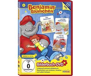 Benjamin Blümchen - Das Zookonzert/Und das Nilpferdbaby/Und die Zirkuslöwen - Bilderbuch-DVD