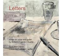 Benjamin Britte Letters: Songs for Voice and Guitar By Britten, Argento & D (CD)