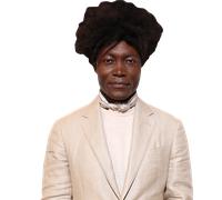 Benjamin Clementine (Suit) Half Body Buddy Cutout
