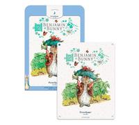 Benjamin Coniglietto Da Beatrix Potter Autorizzato Grande Acciaio Insegna