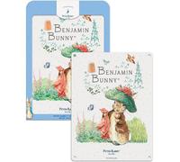 Benjamin Coniglietto Da Beatrix Potter con Licenza Grande Acciaio Insegna