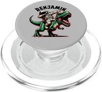 Benjamin Dabbing Astronauta su un cartone animato dinosauro PopSockets PopGrip per MagSafe