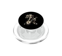 Benjamin Franklin Funny American President Rock Chitarrista PopSockets PopGrip per MagSafe