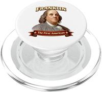 Benjamin Franklin, primo ritratto del padre fondatore americano PopSockets PopGrip per MagSafe