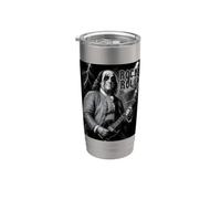 Benjamin Franklin Rock & Roll Guitar Vintage Music Lover Bicchiere termico in acciaio inox doppia parete