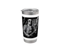 Benjamin Franklin Rock & Roll Guitar Vintage Music Lover Bicchiere termico in acciaio inox doppia parete