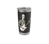 Benjamin Franklin Suonare la chitarra Bicchiere termico in acciaio inox doppia parete