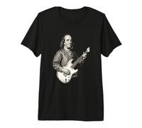Benjamin Franklin Suonare la Chitarra Maglietta Premium