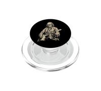 Benjamin Franklin Undead che suona la chitarra Alt Goth Music Band PopSockets PopGrip per MagSafe