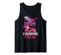 Benjamin Franklin Zombie Suonare Chitarra Fondatore Freak Music Canotta