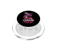 Benjamin Franklin Zombie Suonare Chitarra Fondatore Freak Music PopSockets PopGrip per MagSafe