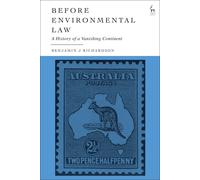 Benjamin J Richardson Before Environmental Law (Tascabile)