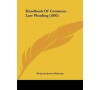 Benjamin Jonson Shipma Handbook Of Common-Law Pleading (1895 (Copertina rigida)